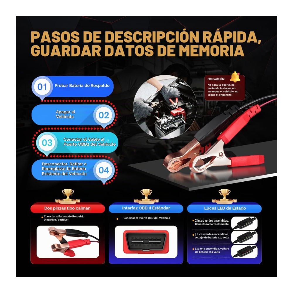 AUTEL MEMORY SAVER MAXIBAS BTMS BA-100