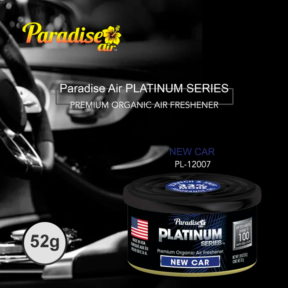 Ambientador Paradise Auto Platinum Organica