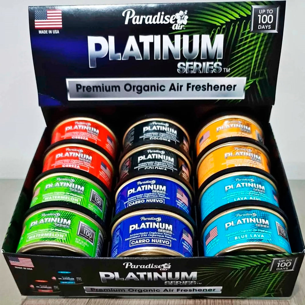 Ambientador Paradise Auto Platinum Organica