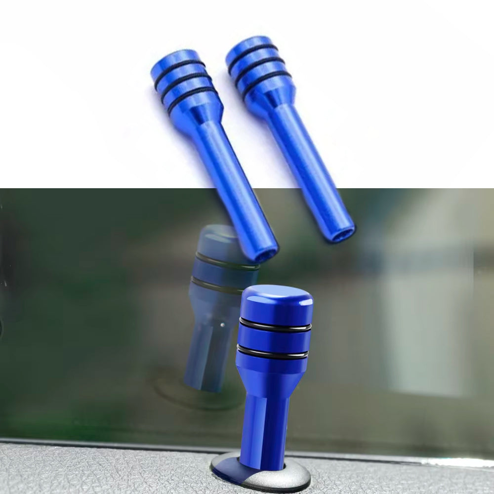 Perillas Bloqueo De Puerta De Automóvil Kit 4 Pcs Aluminio