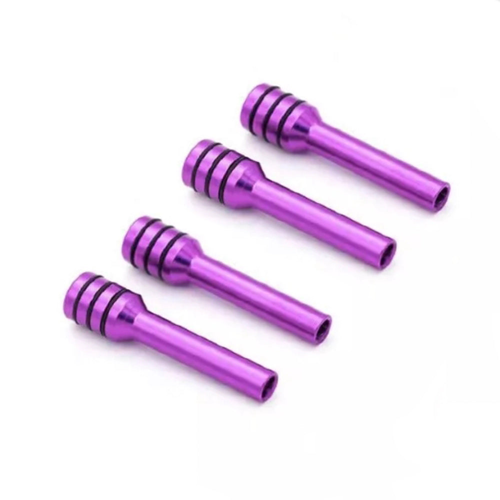 Perillas Bloqueo De Puerta De Automóvil Kit 4 Pcs Aluminio