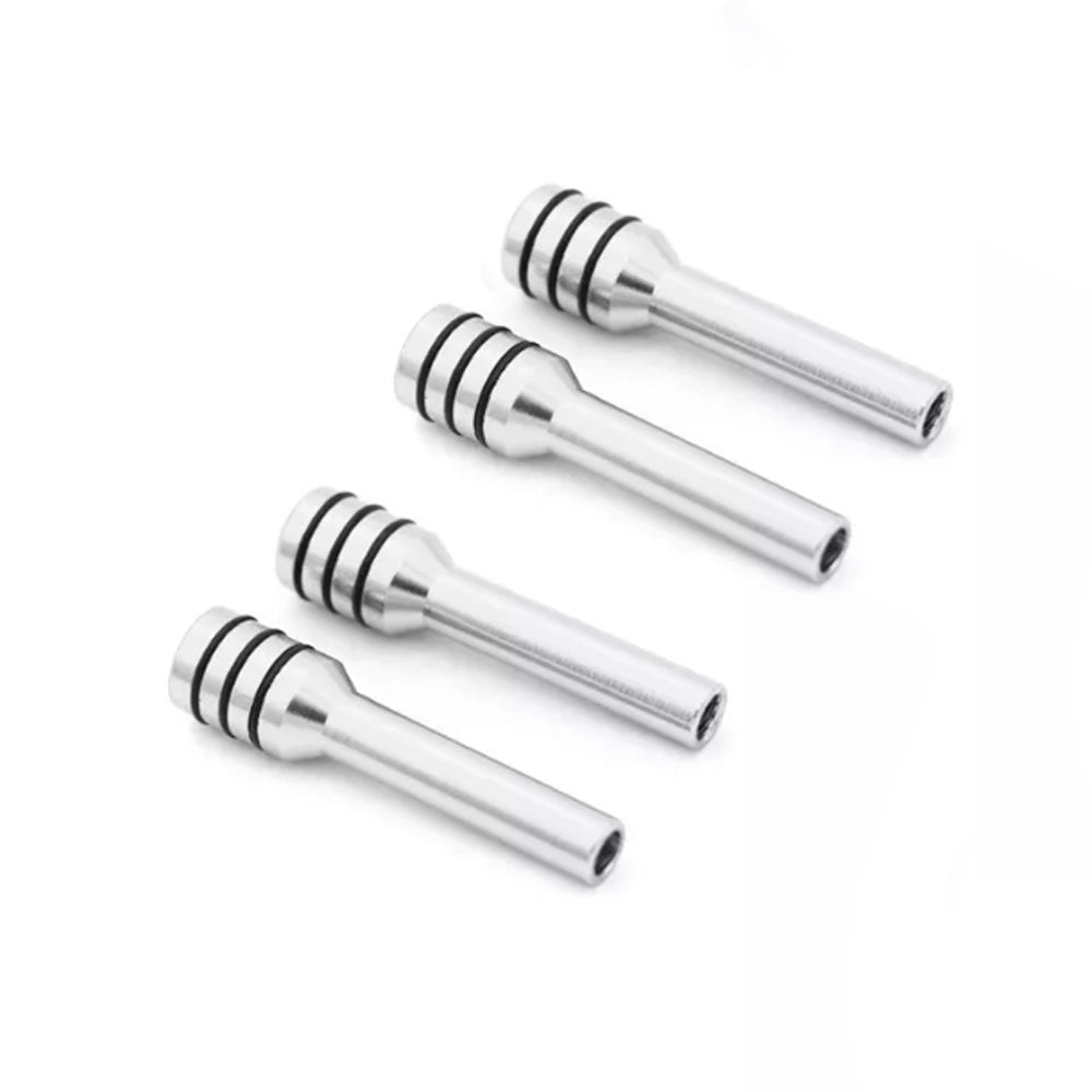 Perillas Bloqueo De Puerta De Automóvil Kit 4 Pcs Aluminio