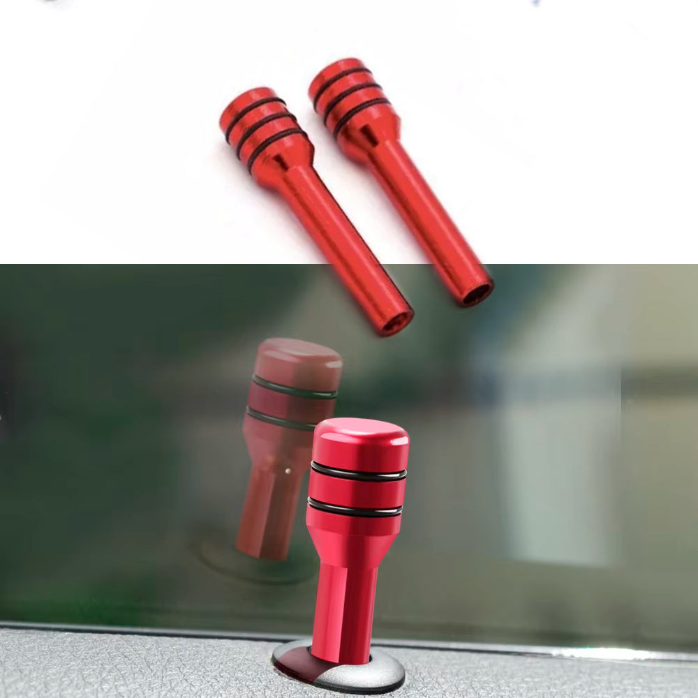 Perillas Bloqueo De Puerta De Automóvil Kit 4 Pcs Aluminio