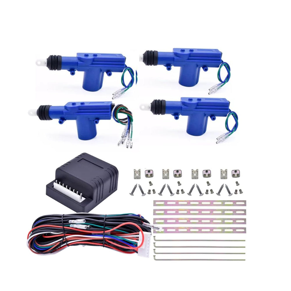 Pestillo Eléctrico Auto Kit 4 Puertas Universal