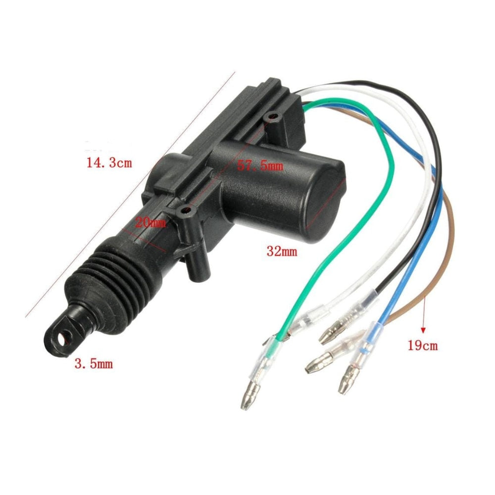 Pestillo Eléctrico Auto Kit 4 Puertas Universal