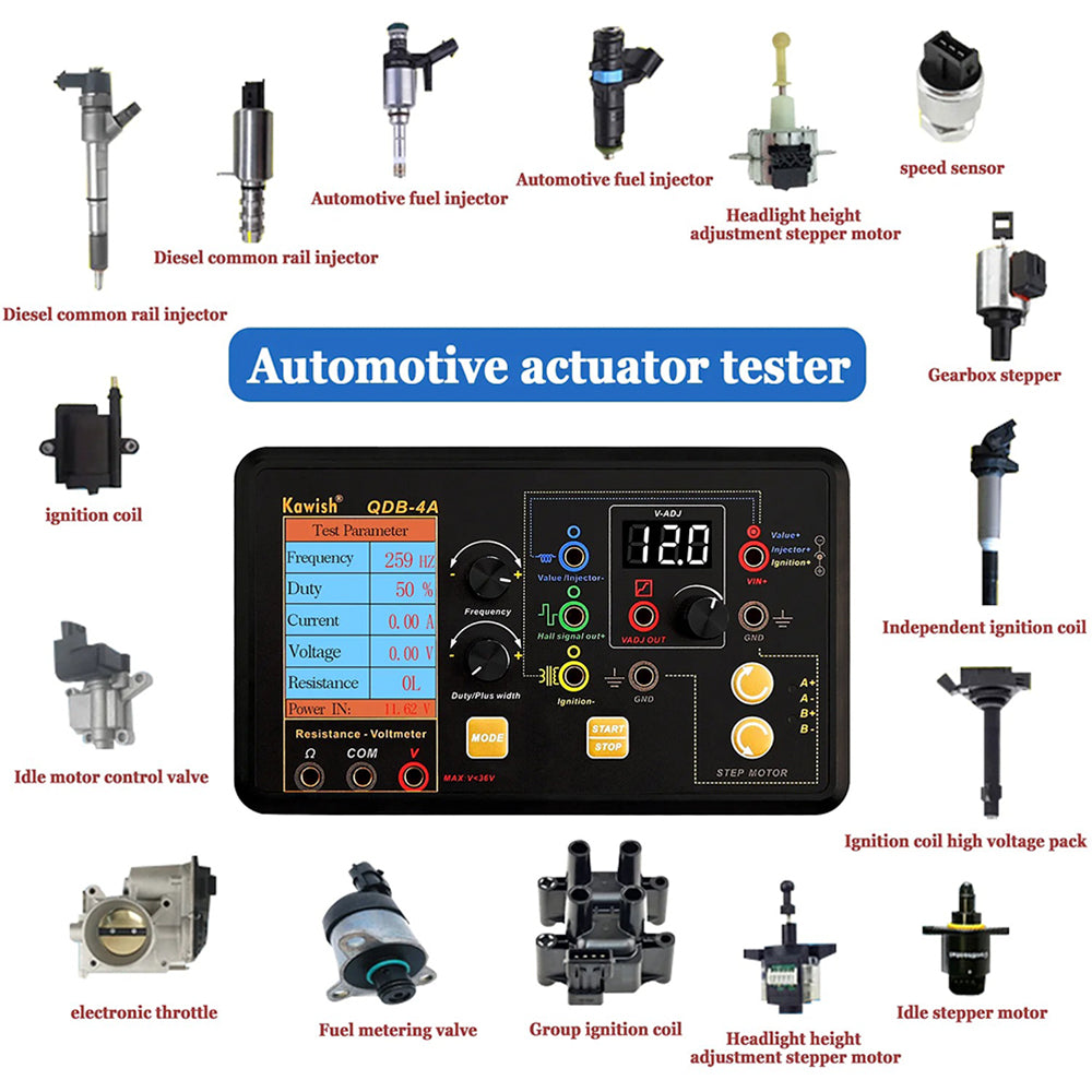 Probador De Bobinas, Inyectores Y Actuadores Qdb-4a Automotriz