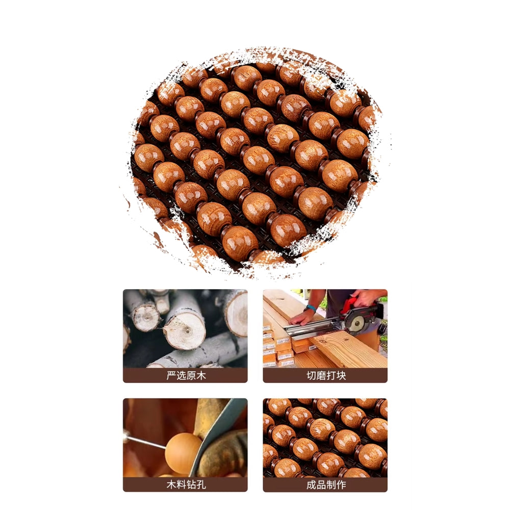 Respaldar De Asiento Bolita Cuero Pu Con Cabecera