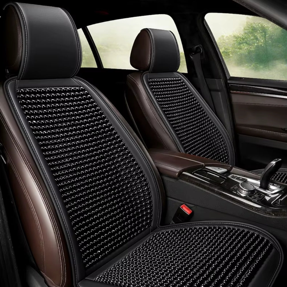 Respaldar De Asiento Bolita Cuero Pu Con Cabecera