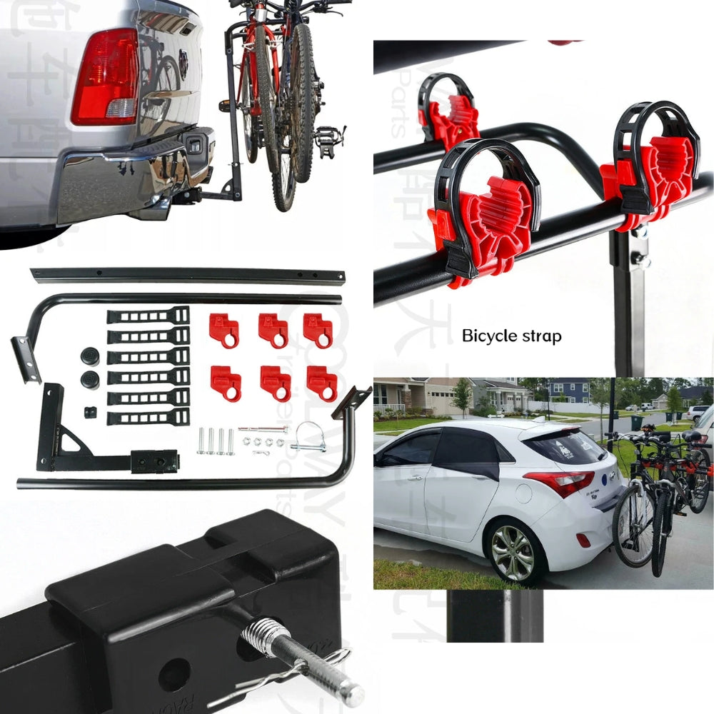Rack Porta Bicicleta Generico Enganche Remolque 4 Bicicletas