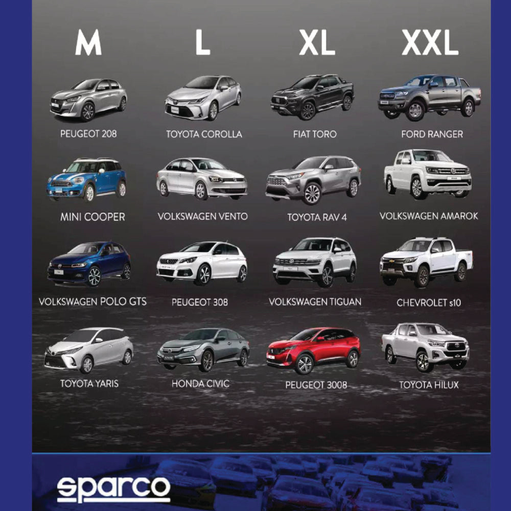 Cobertor Funda Auto Sparco 1 Capa Impermeable