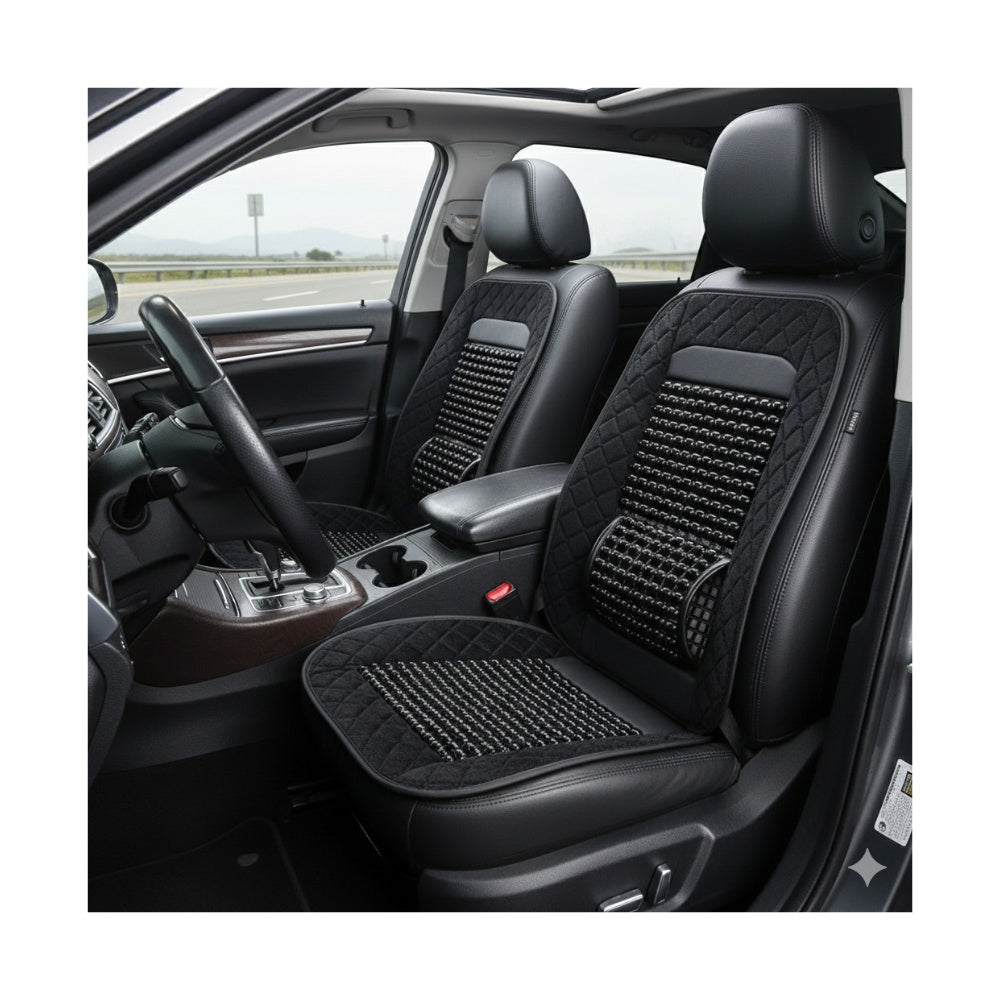 Respaldar De Asiento Bolita Riñonera Aterciopelado Cuero Pu