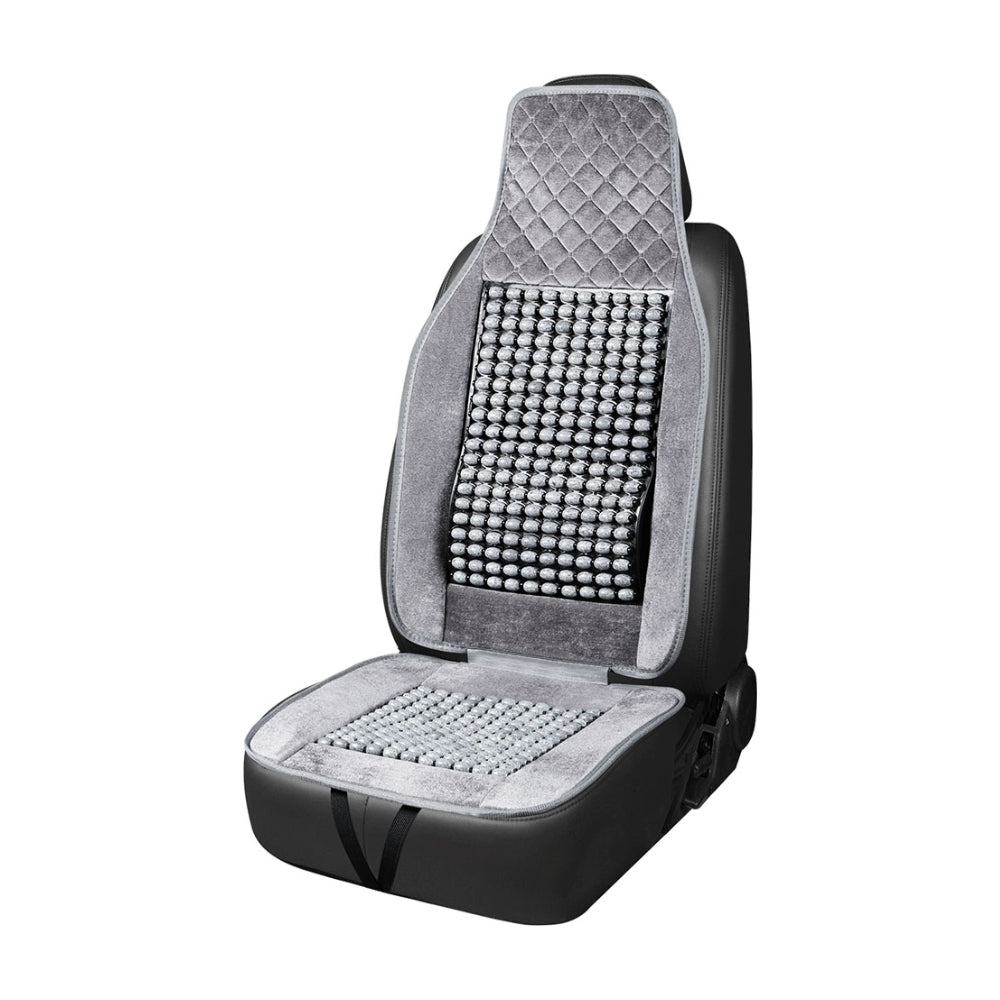 Respaldar De Asiento Bolita Riñonera Aterciopelado con Cabecera