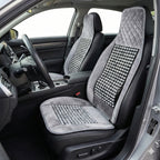 Respaldar De Asiento Bolita Riñonera Aterciopelado con Cabecera