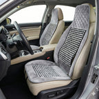 Respaldar De Asiento Bolita Riñonera Aterciopelado con Cabecera