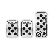 Pedales SParco Aluminio Goma SPC406 Negro