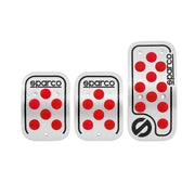 Pedales SParco Aluminio Goma SPC406 Rojo