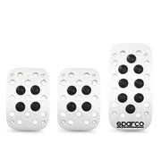 Pedales Sparco Aluminio C/Goma Spc0409 Negro