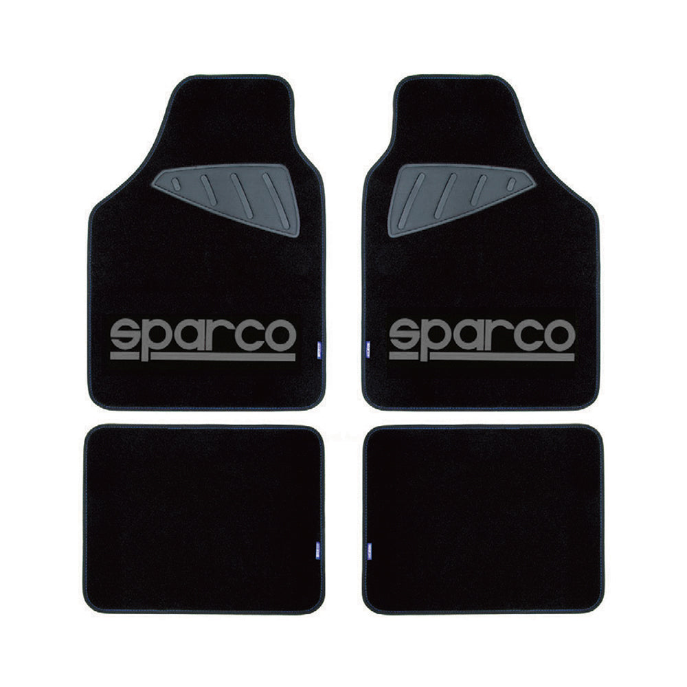 Piso Sparco Alfombra Jebe 4 pcs Sc1902A