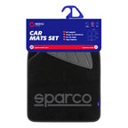 Piso Sparco Alfombra Jebe 4 pcs Sc1902A