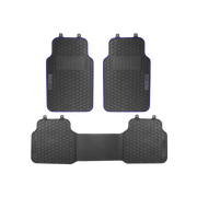 Piso Sparco Jebe Pesado 3 Pcs Spf500 Azul