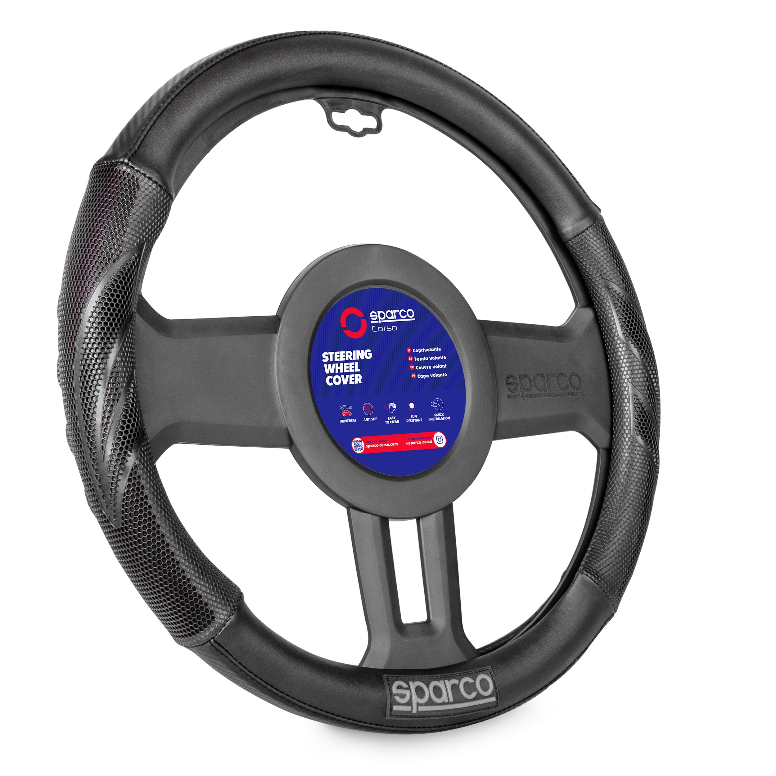 Funda de Timon Sparco Fibra Sps100