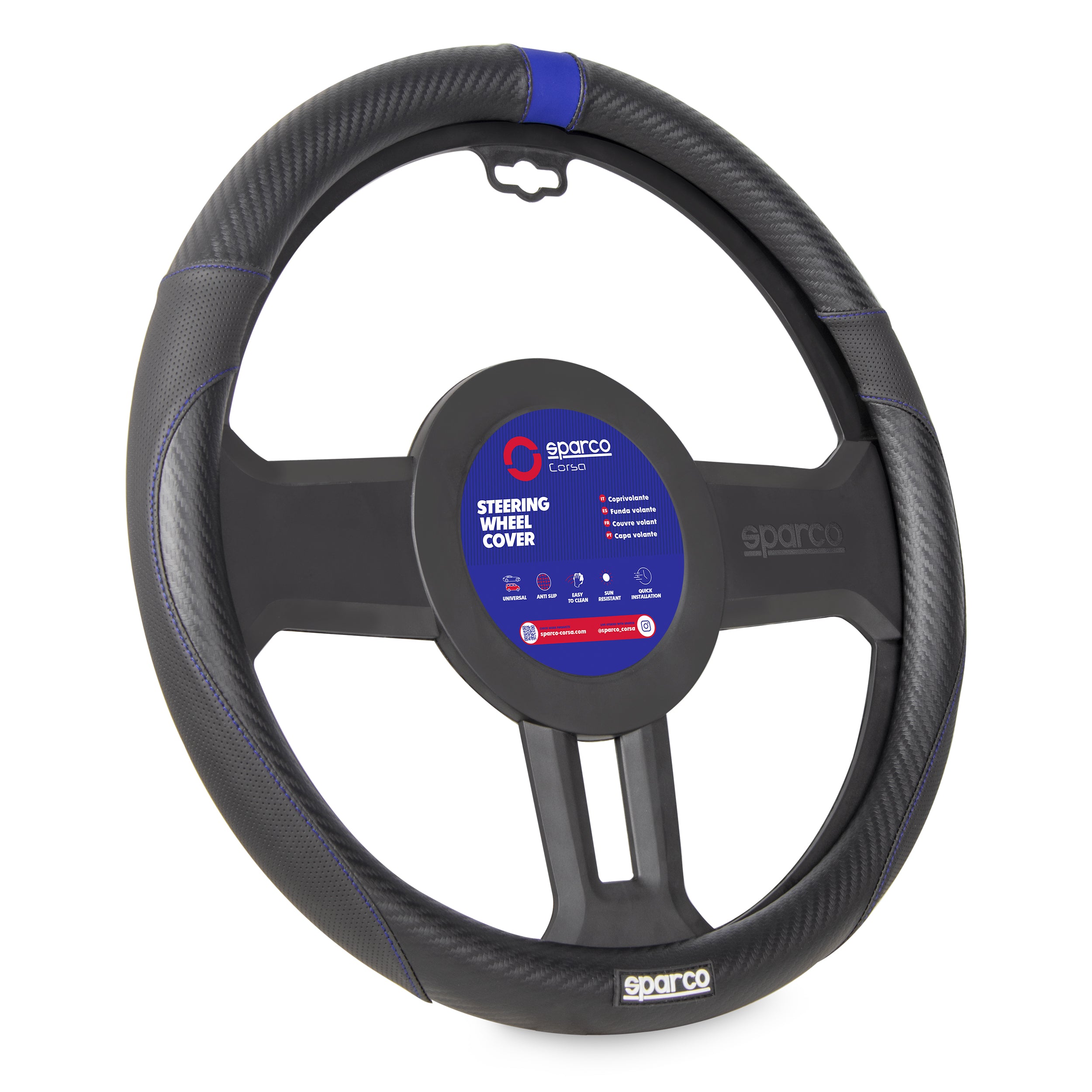 Funda de Timon Sparco SPS123 Fibra