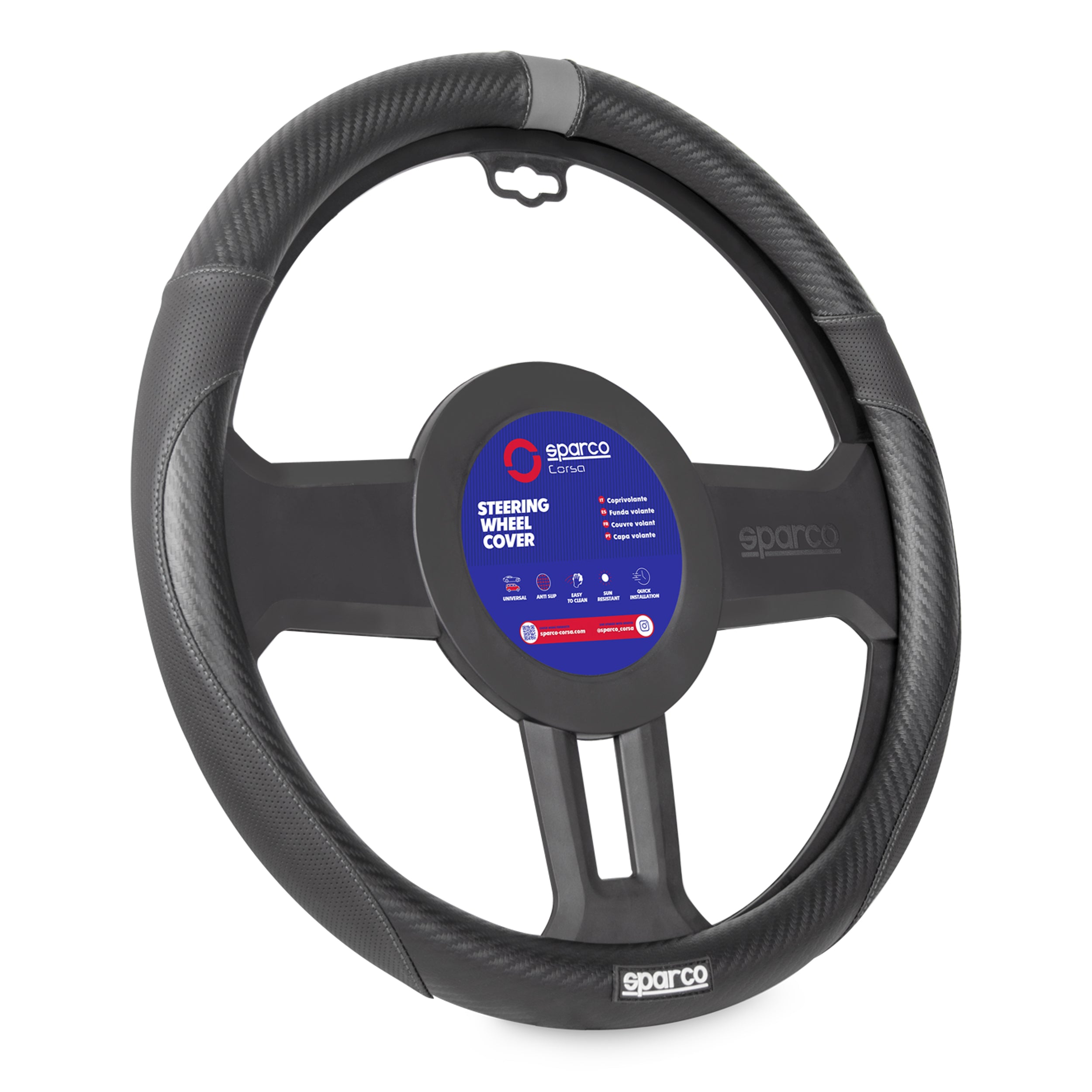 Funda de Timon Sparco SPS123 Fibra