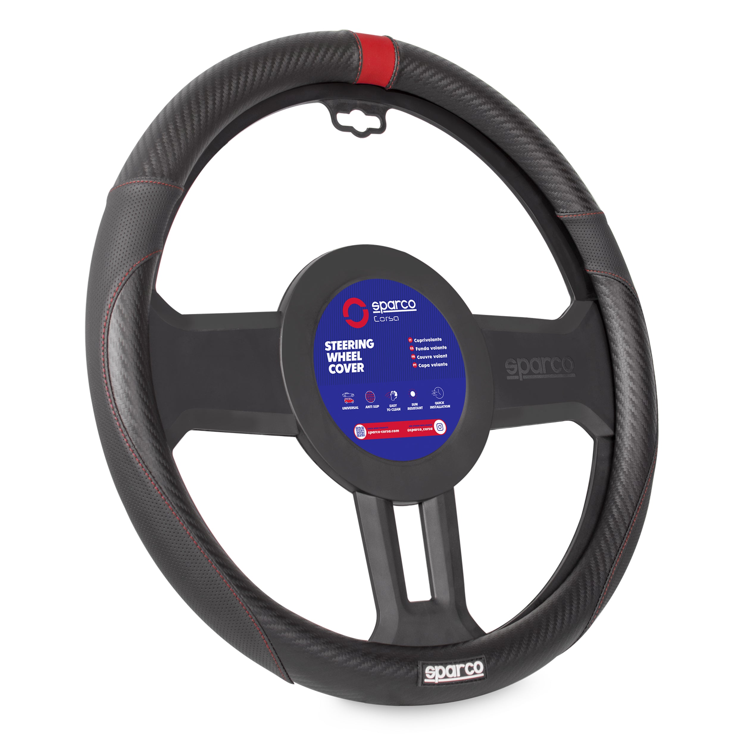 Funda de Timon Sparco SPS123 Fibra