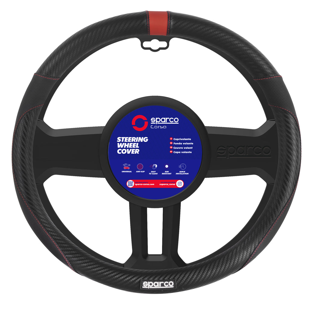 Funda de Timon Sparco SPS123 Fibra