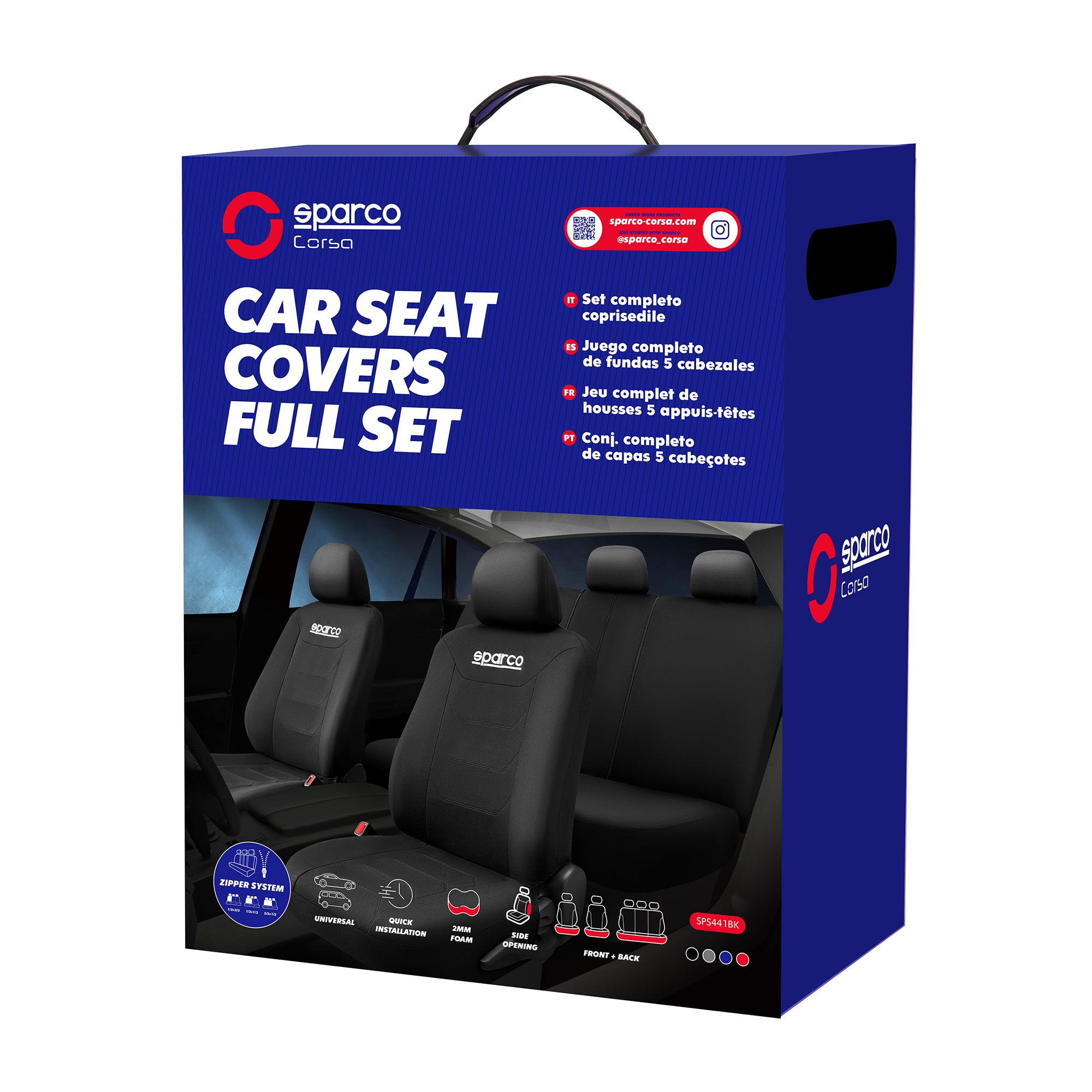 Funda Asiento Sparco Completo Polyester