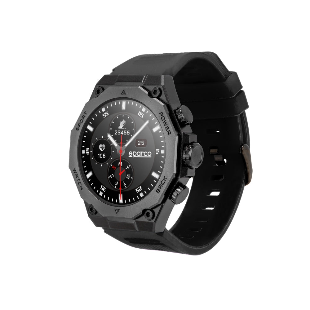 Smartwatch Sparco Xplorer Amoled Azul Negro
