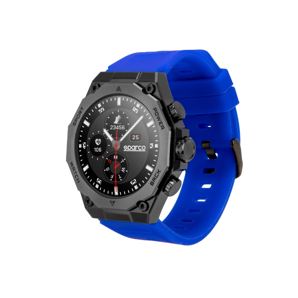 Smartwatch Sparco Xplorer Amoled Azul Negro