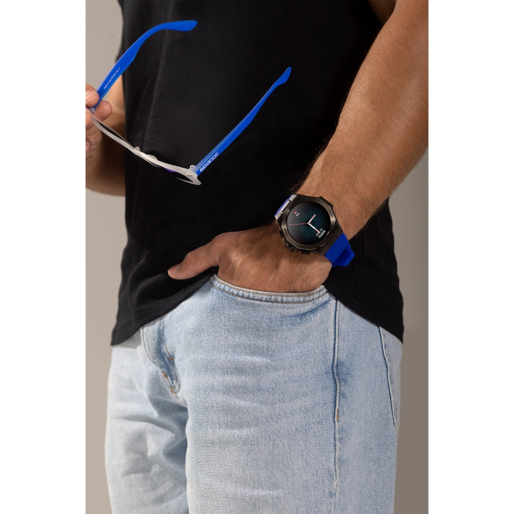 Smartwatch Sparco Xplorer Amoled Azul Negro