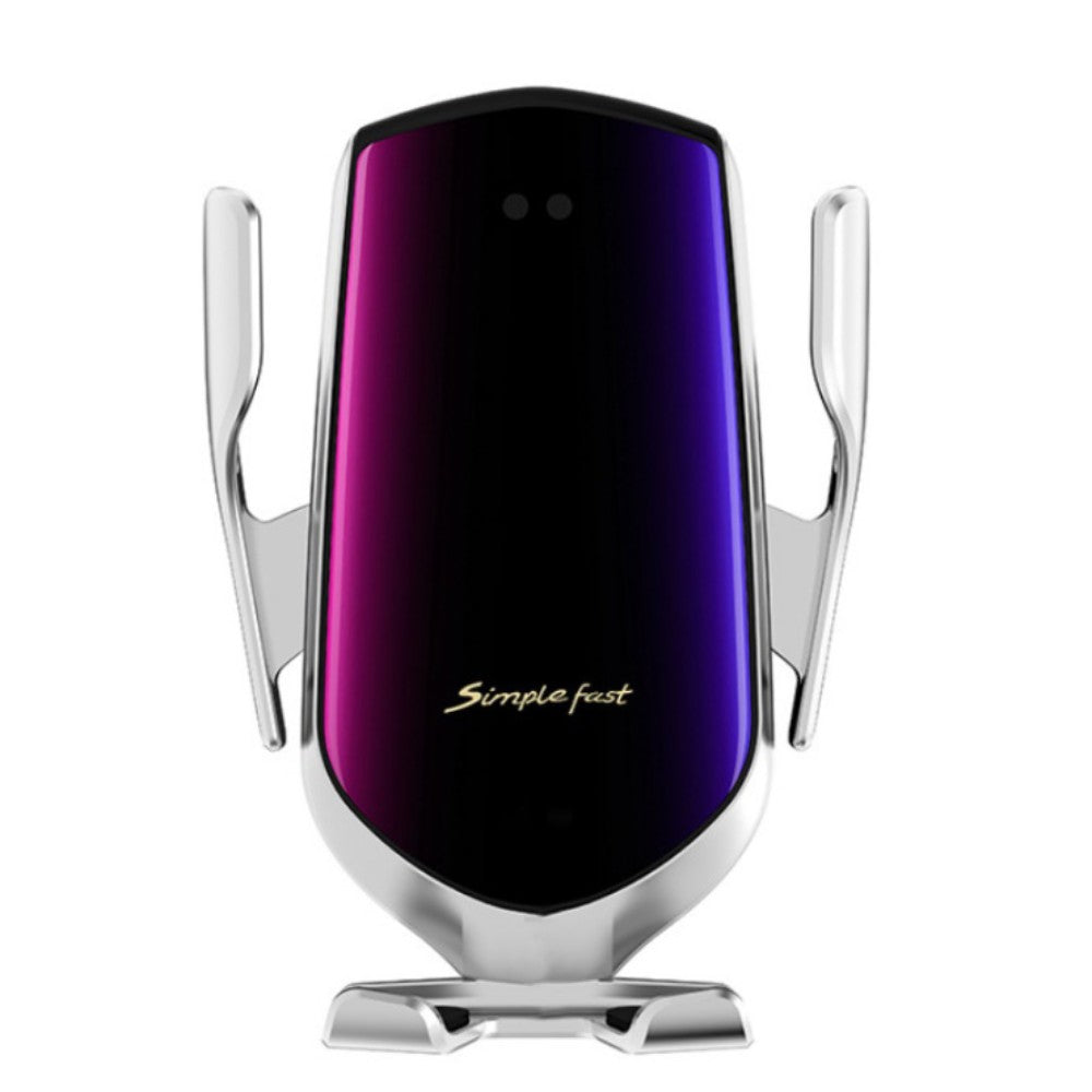 Soporte Celular Carga Inalambrica con Ajuste Automatico Rejilla Parabrisa