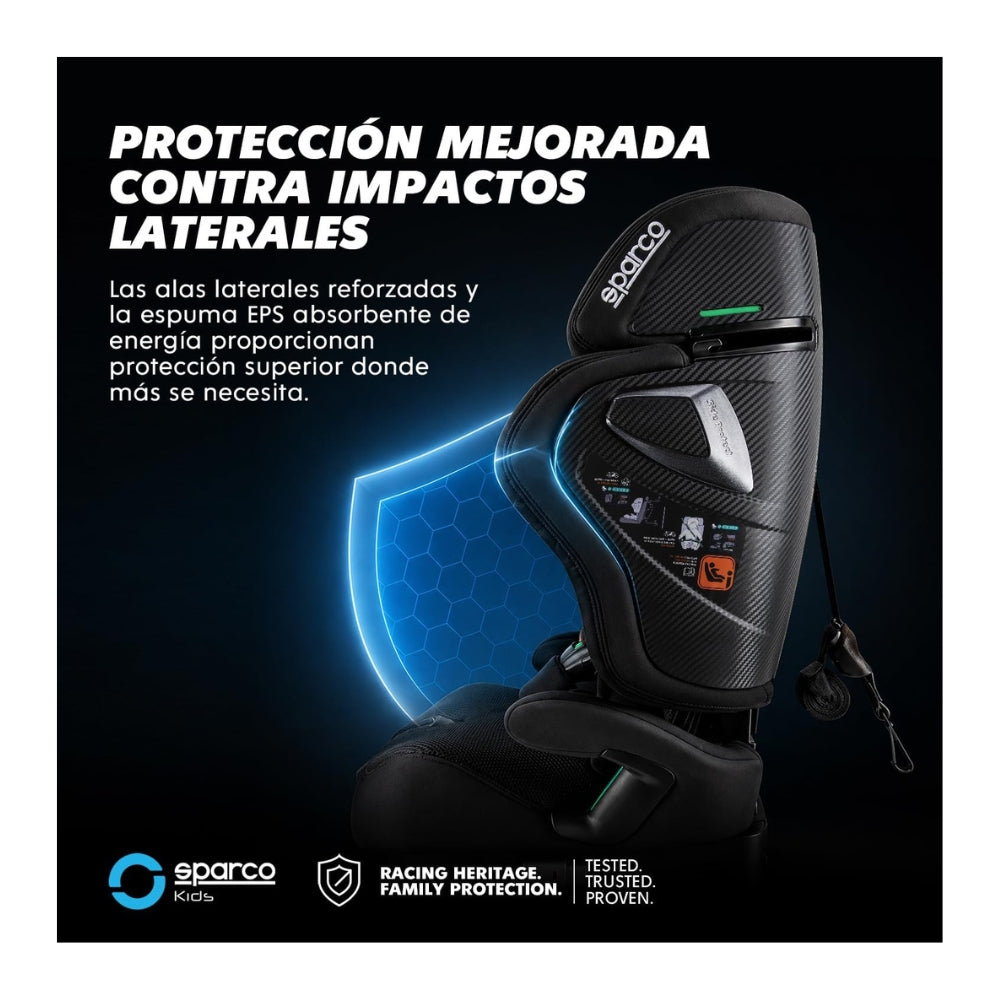 Silla De Auto Bebé Isofix Top Tether 5 Puntas