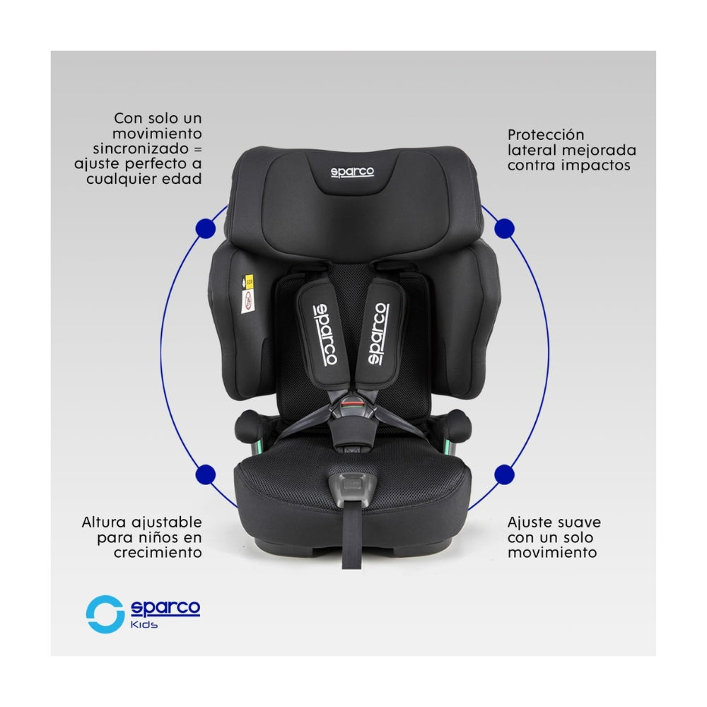 Silla De Auto Bebé Isofix Top Tether 5 Puntas