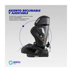 Silla De Auto Bebé Isofix Top Tether 5 Puntas