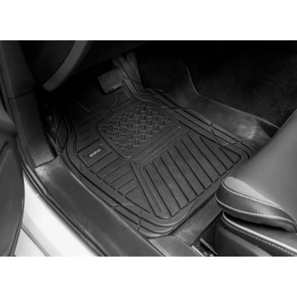 Piso Sparco Jebe Pesado 4 Pcs Spf519