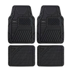 Piso Sparco Jebe Pesado 4 Pcs Spf519