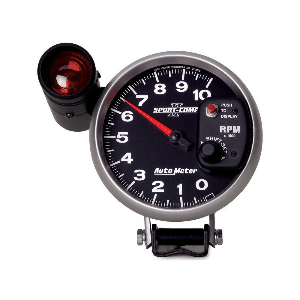 TACOMETRO AUTOMETER 5" PULGADAS 0-10,000 RPM SPORT-COMP II