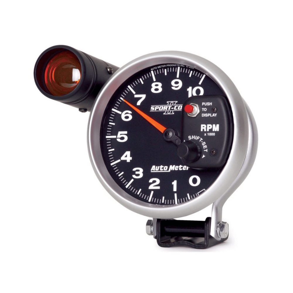 TACOMETRO AUTOMETER 5" PULGADAS 0-10,000 RPM SPORT-COMP II