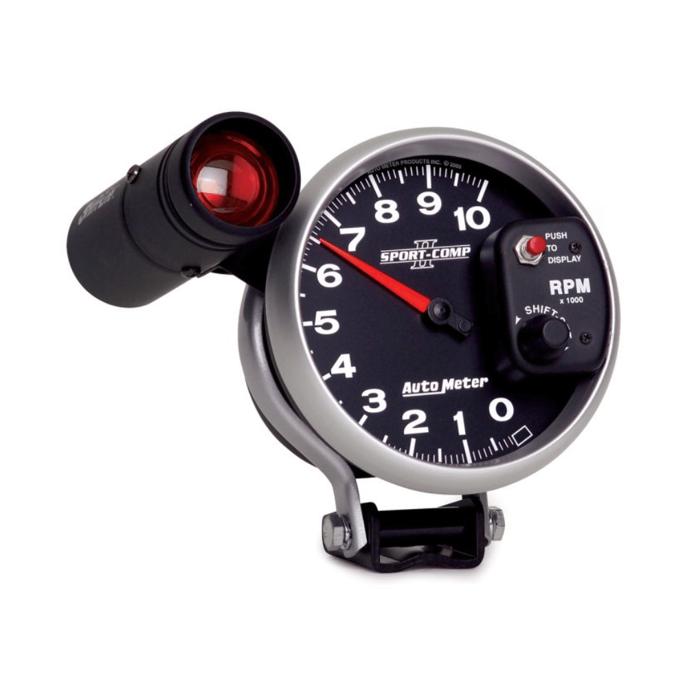 TACOMETRO AUTOMETER 5" PULGADAS 0-10,000 RPM SPORT-COMP II