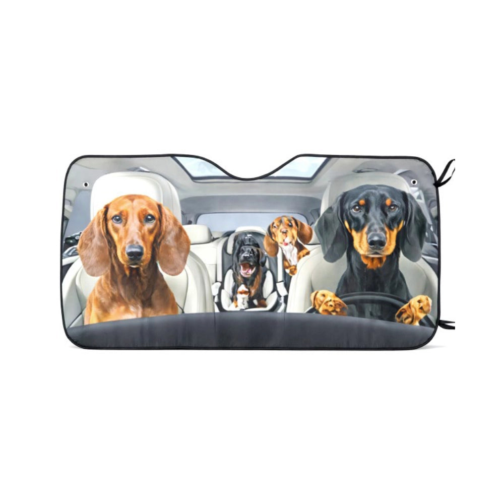 TAPASOL PERROS SALCHICHA 138 CM