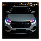 Tira LED RGB DRL 60cm con Control Remoto para Auto y Moto