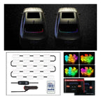 TIRA LED RGB PARABRISA TRASERO CONTROL REMOTO