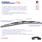 Plumillas SPARCO Limpia Parabrisas 18" Spw518