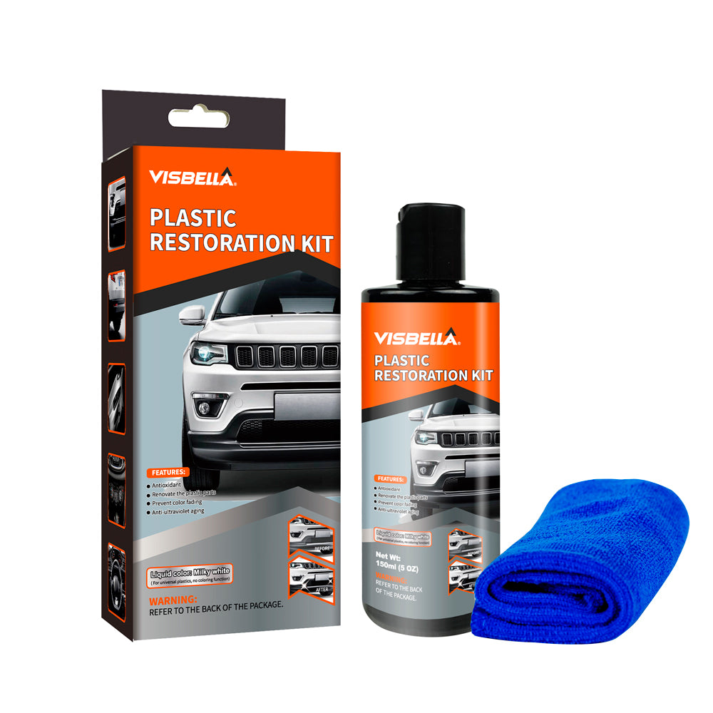 Kit Restaurador Plasticos Negro Visbella Usa