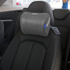 Cabecera Sparco gris instalada en el asiento del auto