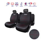 Funda Asiento Sparco Completo Costura Eco Cuero