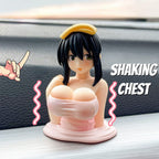 Adorno de Carro Moto Kawaii Movimiento